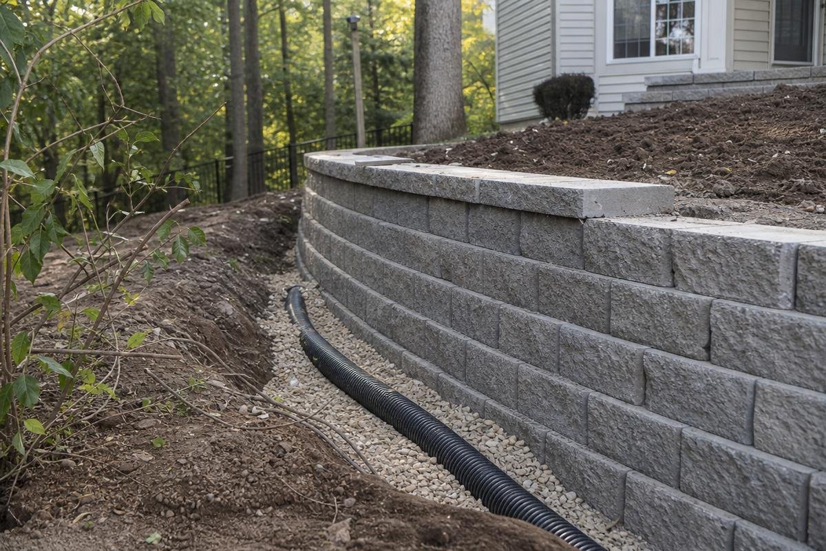 Retaining wall permit Charlotte NC project review