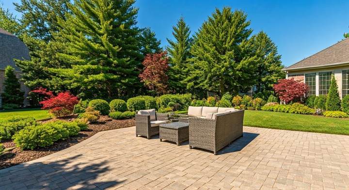 Outdoor Living Build — completed JH Landscapes project in the Greater Charlotte region