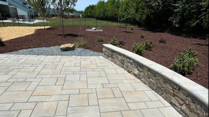 Front Yard Landscaping — completed JH Landscapes project in the Greater Charlotte region