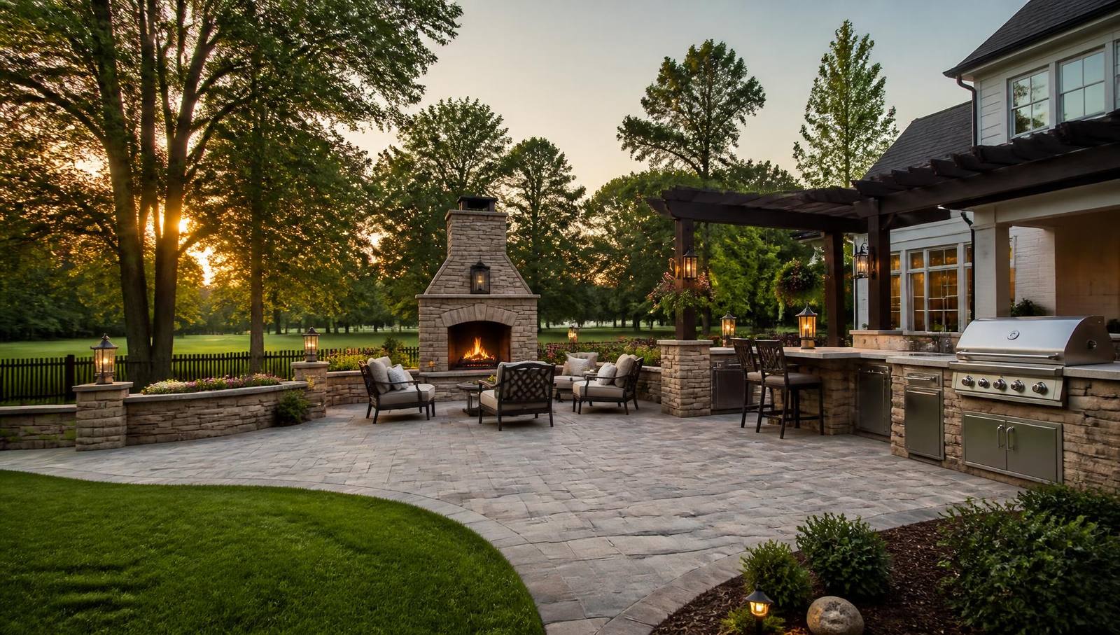 Outdoor living project in Fort Mill