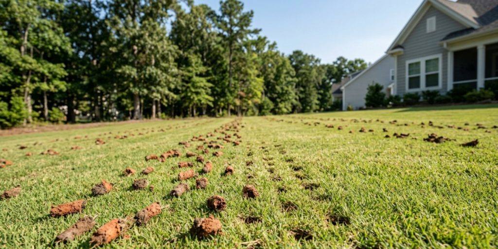 JH Landscapes how and when to aerate your lawn in project photo 1 in the Greater Charlotte area