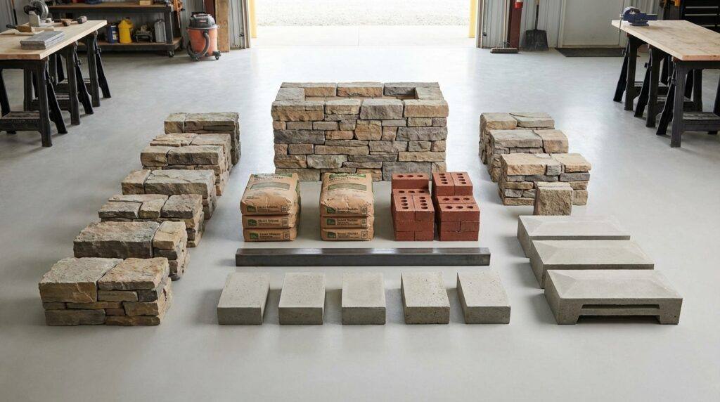 JH Landscapes how to build outdoor fireplace project photo 3 in the Greater Charlotte area