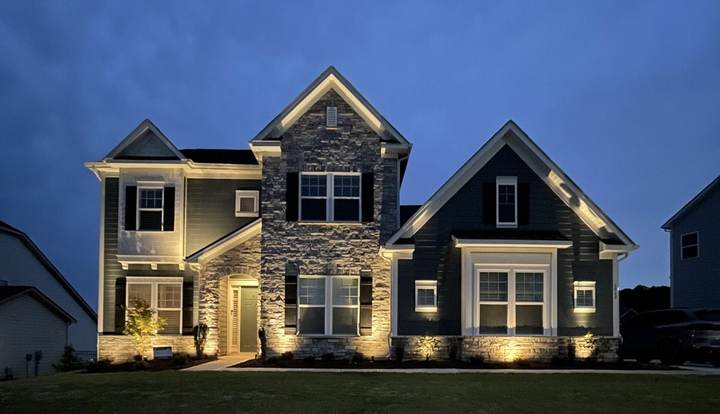 Landscape Lighting — completed JH Landscapes project in the Greater Charlotte region