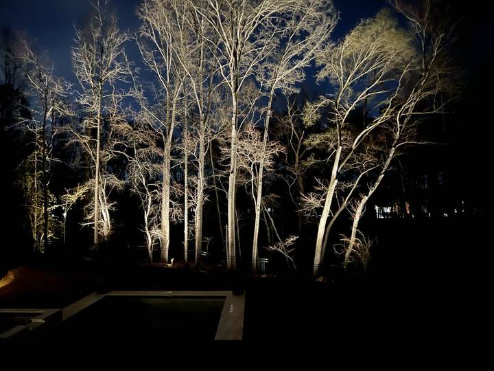 Landscape Lighting Design — completed JH Landscapes project in the Greater Charlotte region