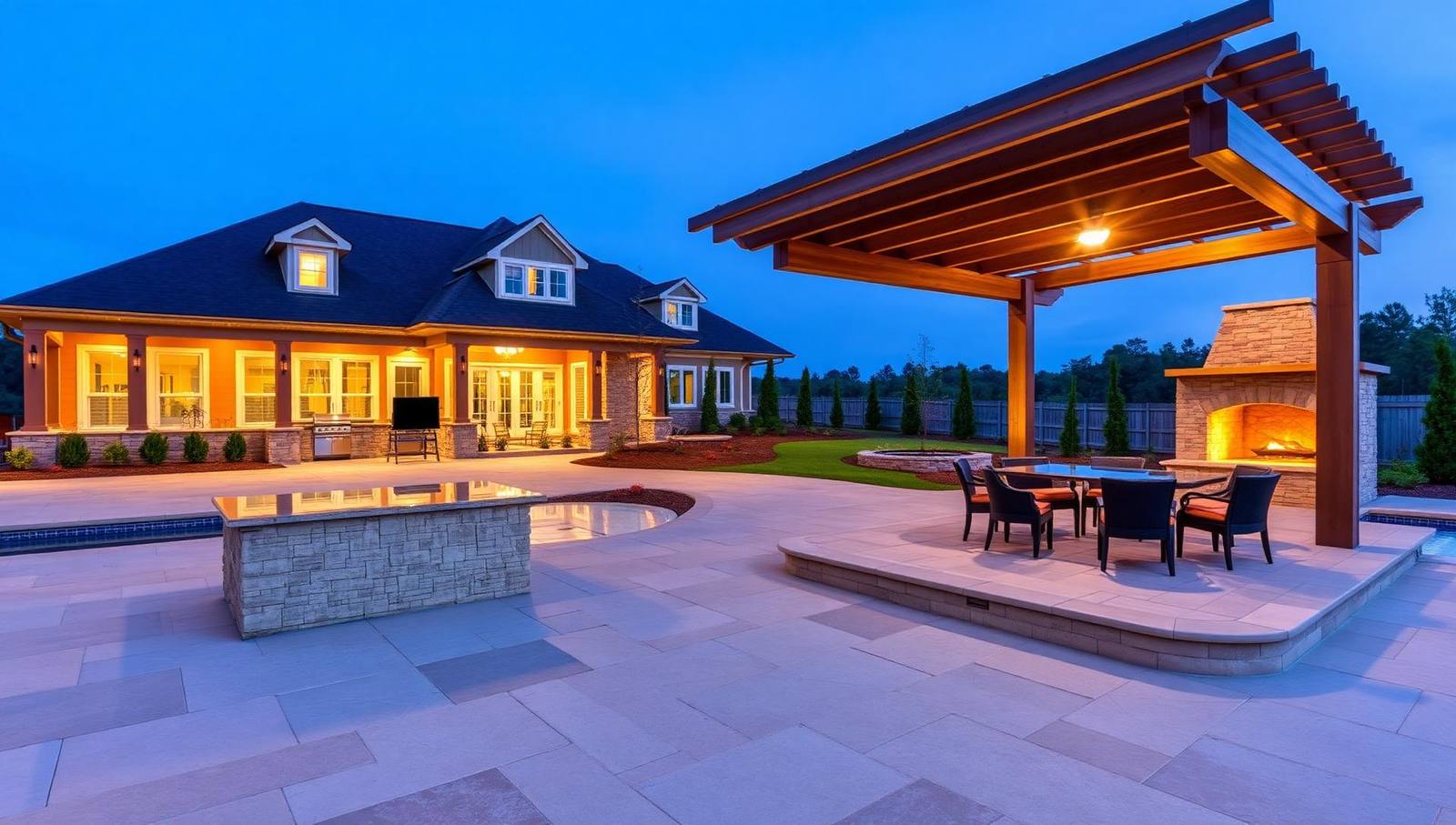 Outdoor living project in Marvin