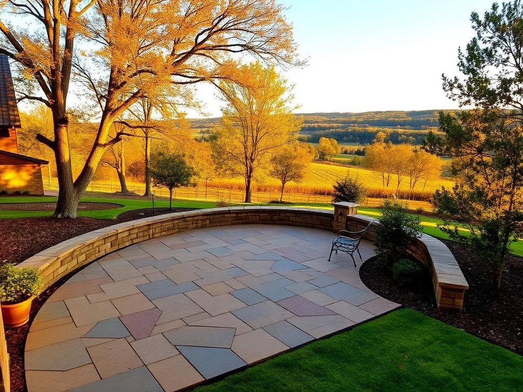 Completed backyard project in Mineral Springs