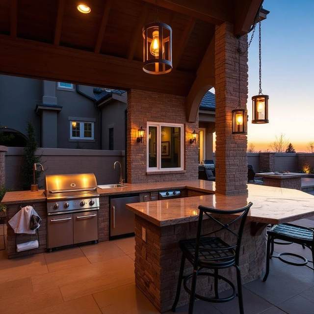 Outdoor Kitchen Installation