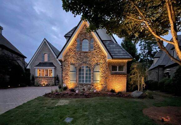 Outdoor Lighting — completed JH Landscapes project in the Greater Charlotte region