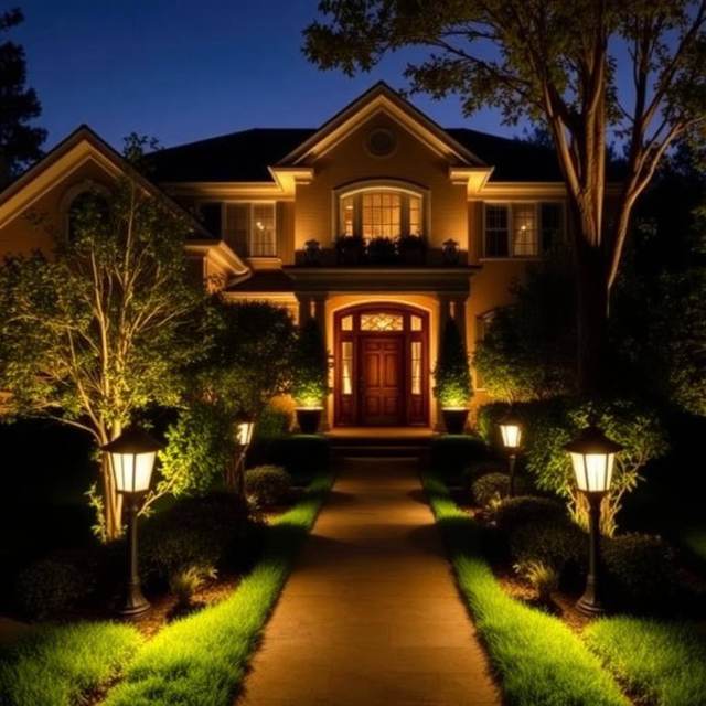 Outdoor Lighting Installation