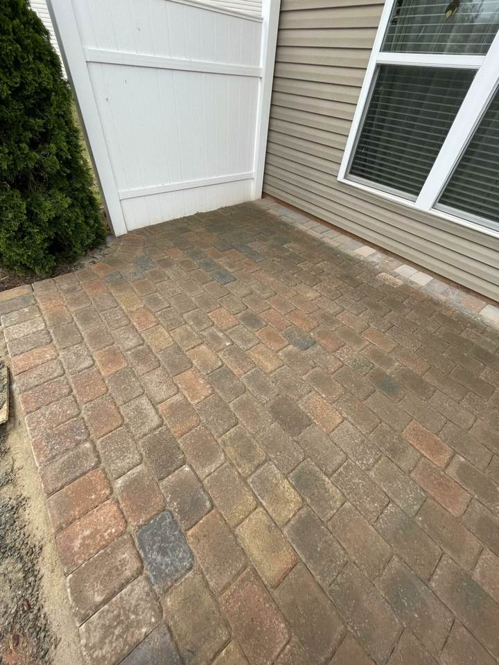 Paver Patio — completed JH Landscapes project in the Greater Charlotte region