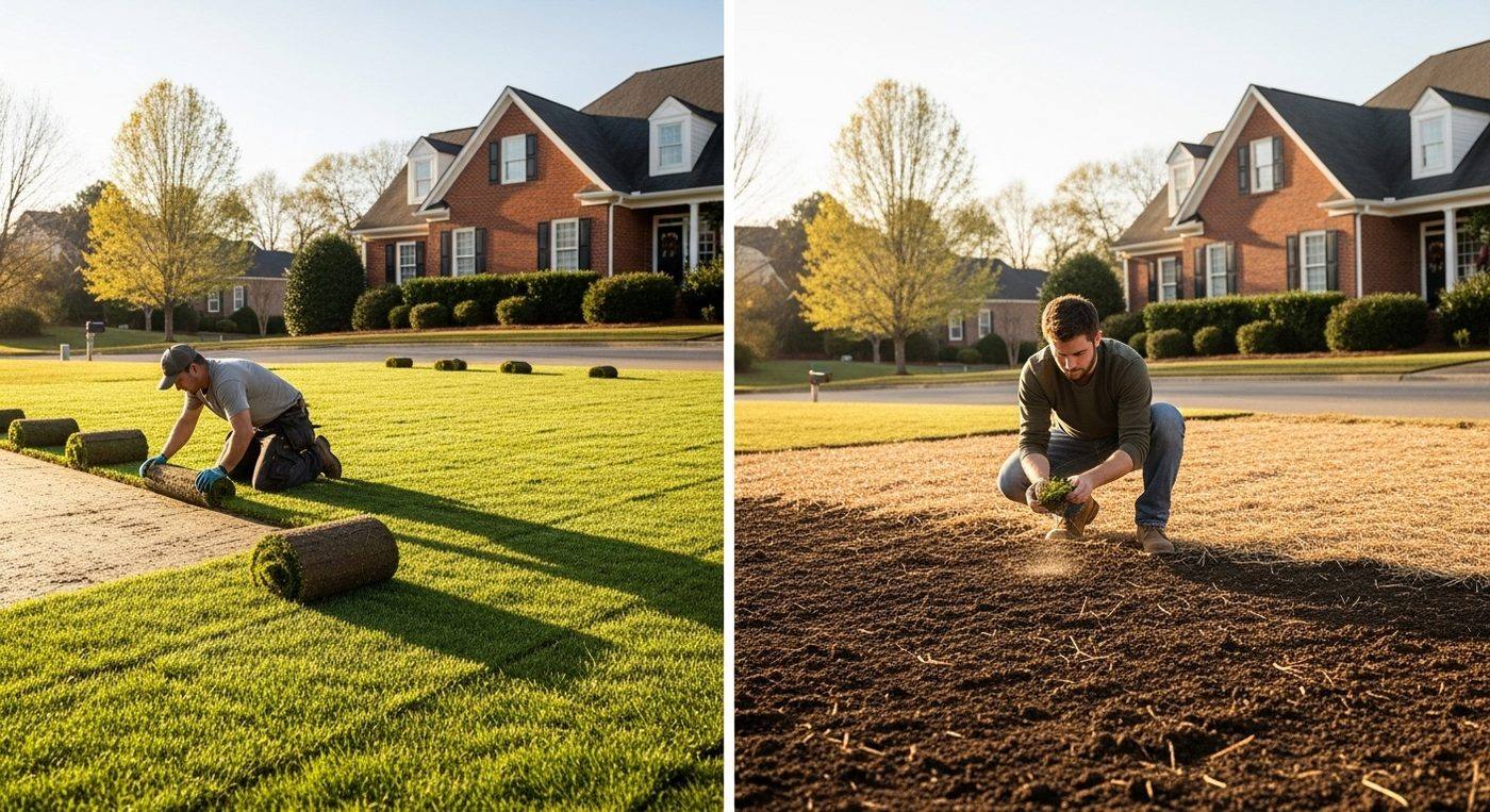 JH Landscapes sod installation cost project photo 1 in the Greater Charlotte area