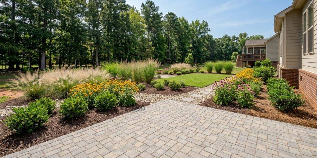 JH Landscapes xeriscaping in waxhaw nc water saving landscape design tips project photo 1 in the Greater Charlotte area