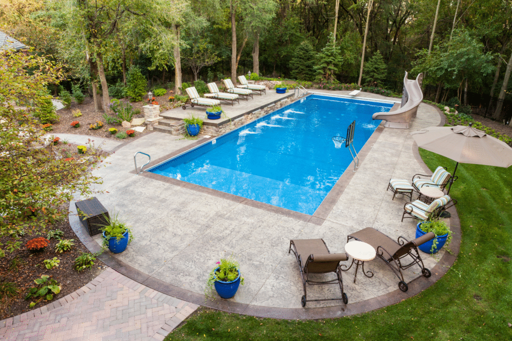 Pool deck