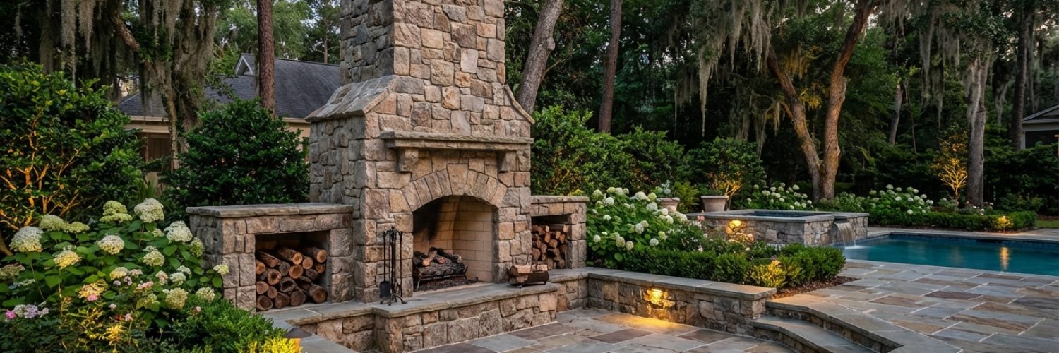 Outdoor Fireplace