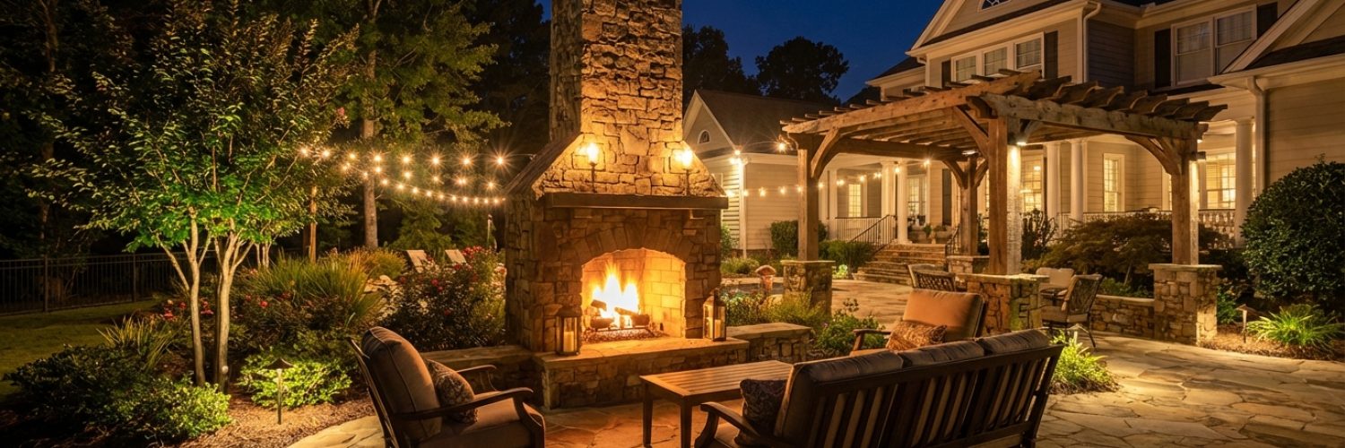 Outdoor Fireplace